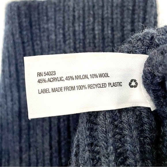 Gap Cable Knit Sweater Size XS Navy Blue Chunky - Picture 7 of 7